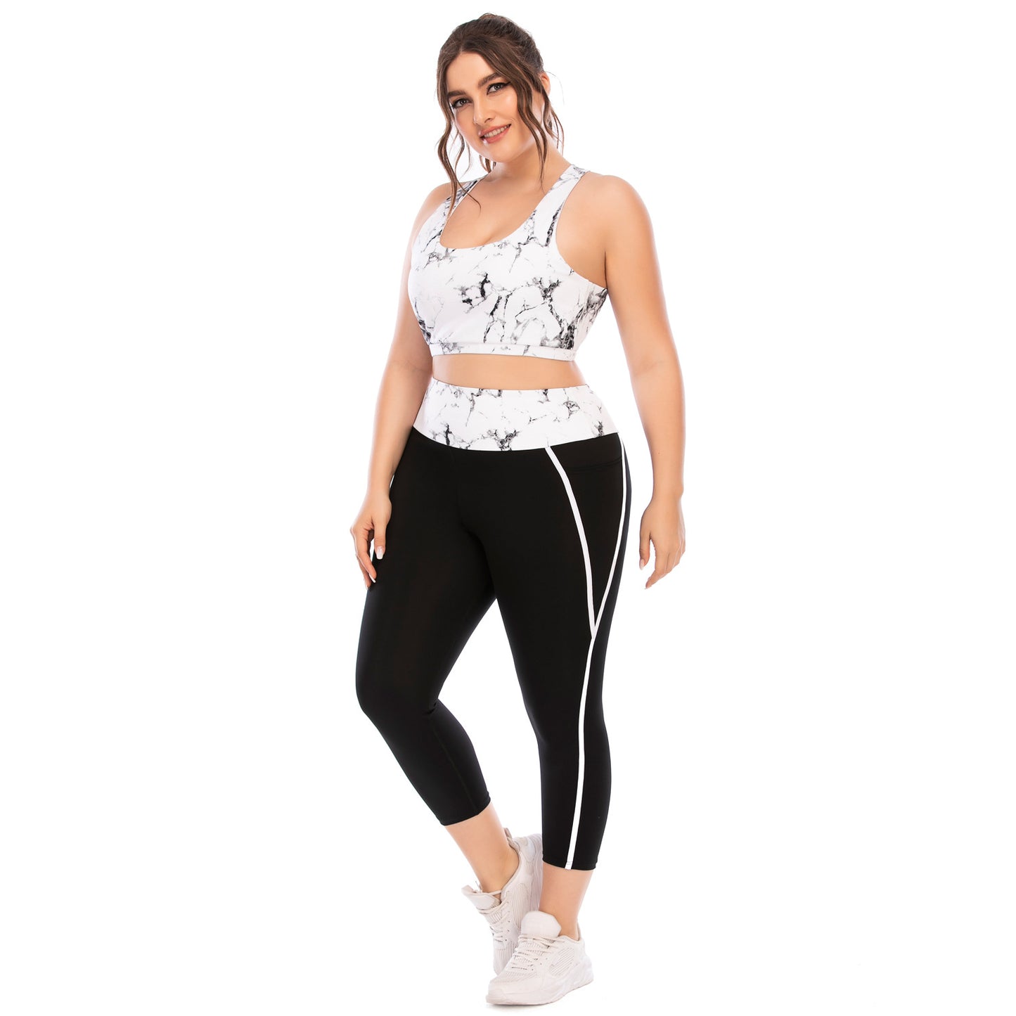 Workout Clothing Suit Plus Size Yoga Clothing Leggings