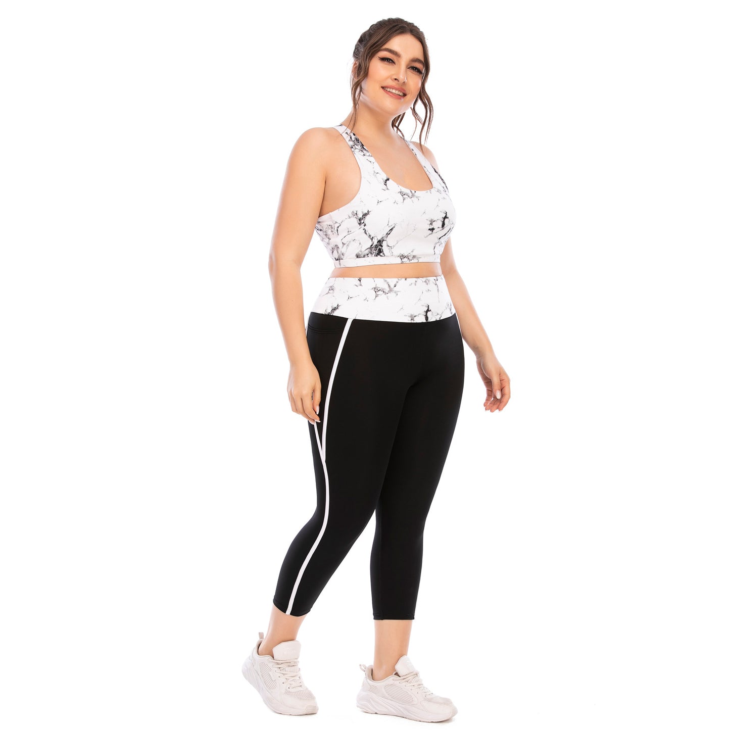 Workout Clothing Suit Plus Size Yoga Clothing Leggings